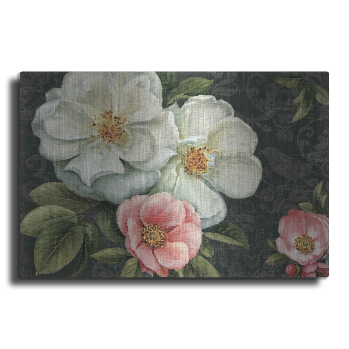 'Floral Damask I' by Lisa Audit – Metal Wall Art