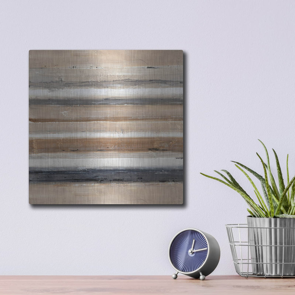 'Abstract Balance VII' by Lisa Audit – Metal Wall Art, 12x12 room view
