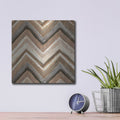 'Abstract Balace IX' by Lisa Audit – Metal Wall Art, 12x12 room view