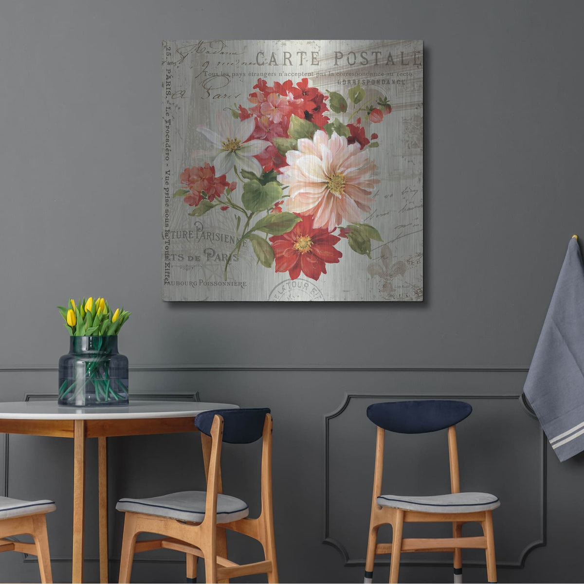 'PS Je Taime Light II' by Lisa Audit – Metal Wall Art, 36x36 room view
