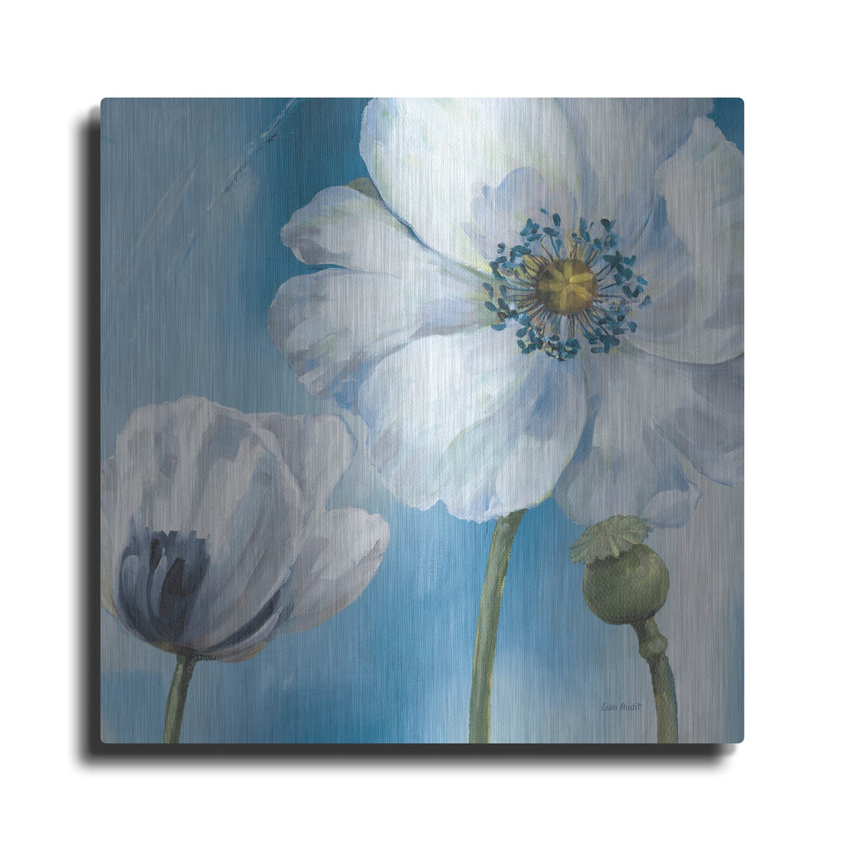 'Blue Dance III' by Lisa Audit – Metal Wall Art