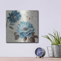 'A Blue Note III' by Lisa Audit – Metal Wall Art, 12x12 room view