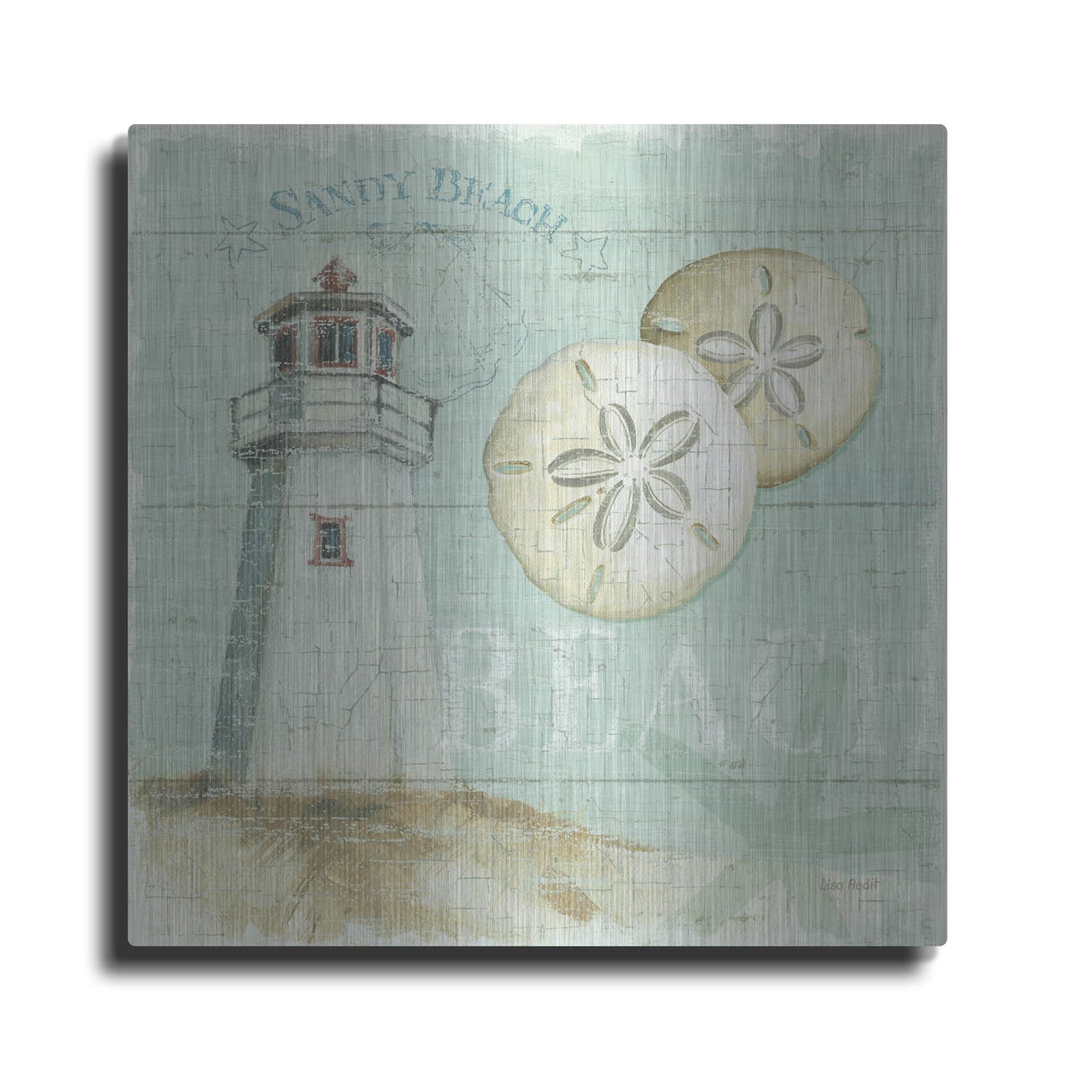 'Beach House I' by Lisa Audit – Metal Wall Art
