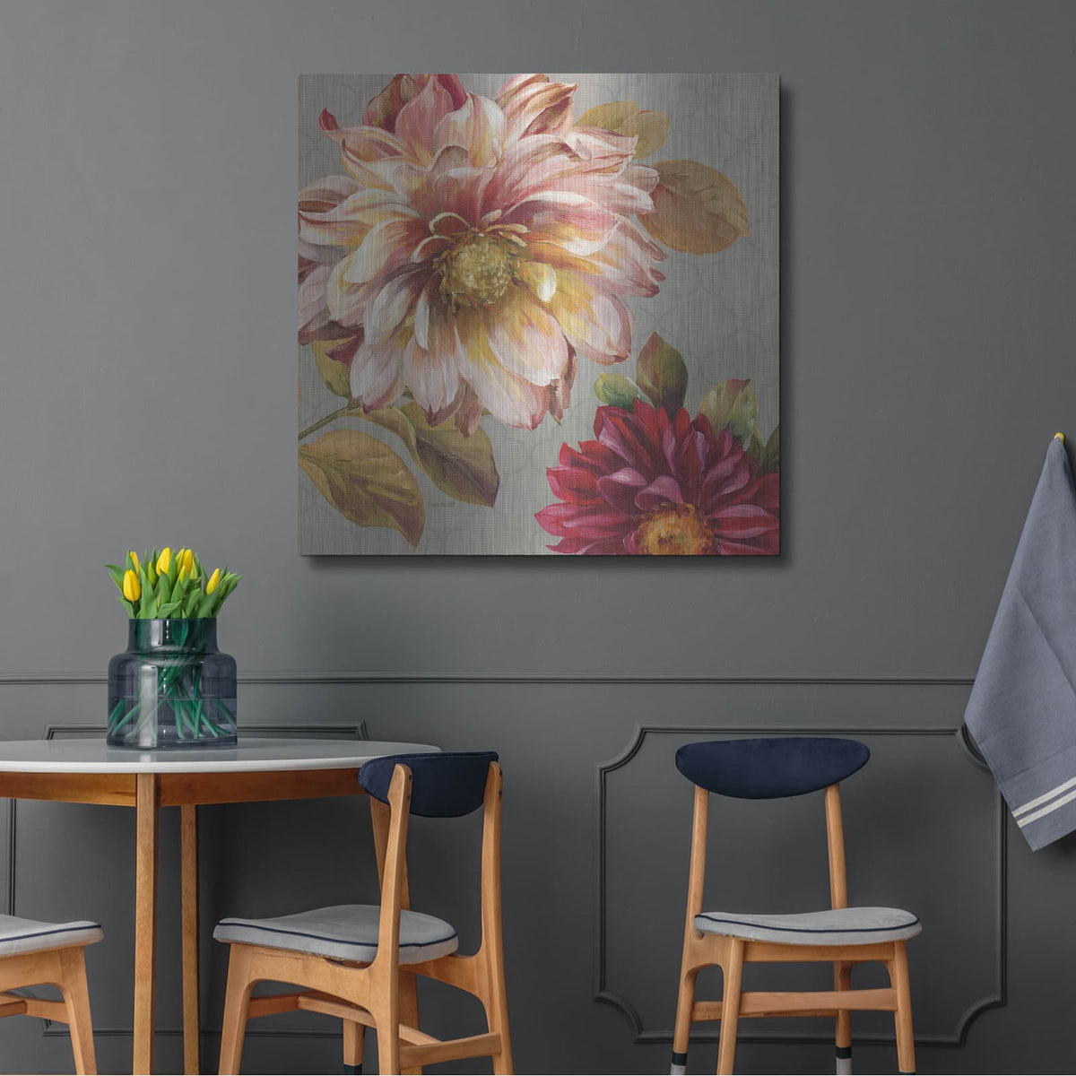 'Classically Beautiful III' by Lisa Audit – Metal Wall Art, 36x36 room view