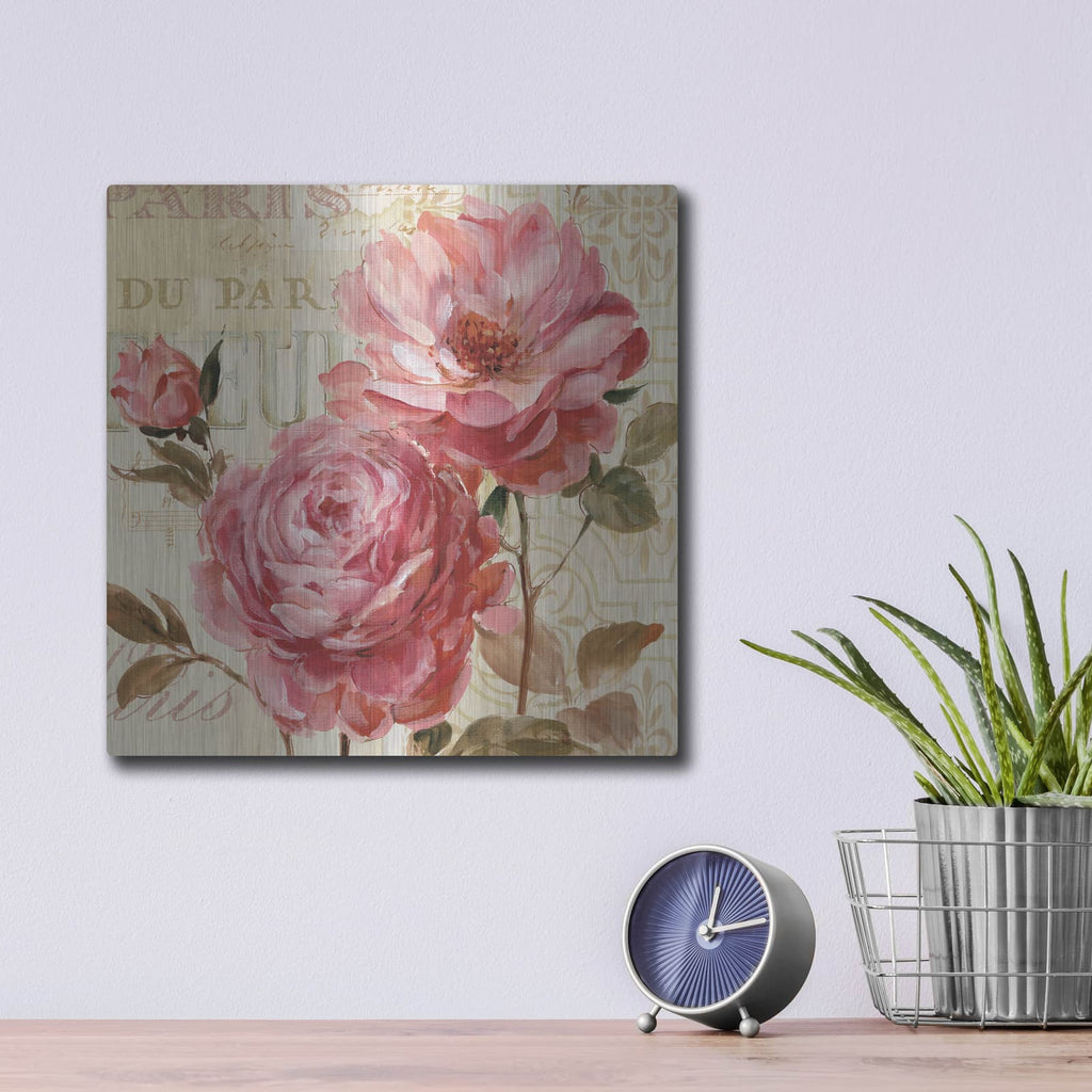 'Harmonious VI' by Lisa Audit – Metal Wall Art, 12x12 room view