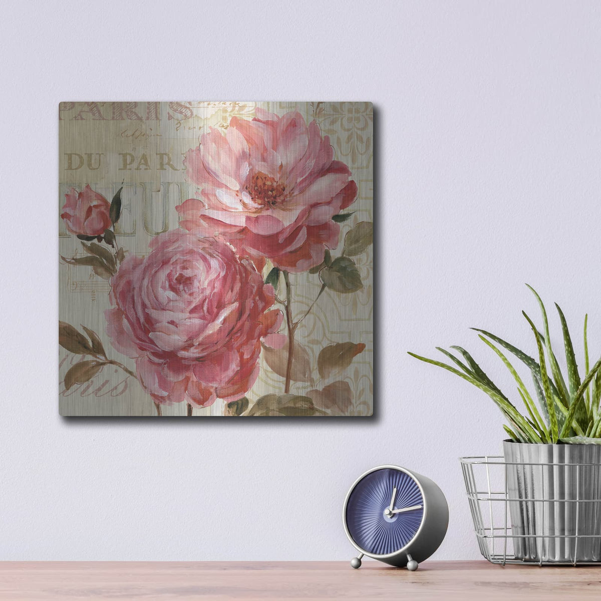 'Harmonious VI' by Lisa Audit – Metal Wall Art, 12x12 room view