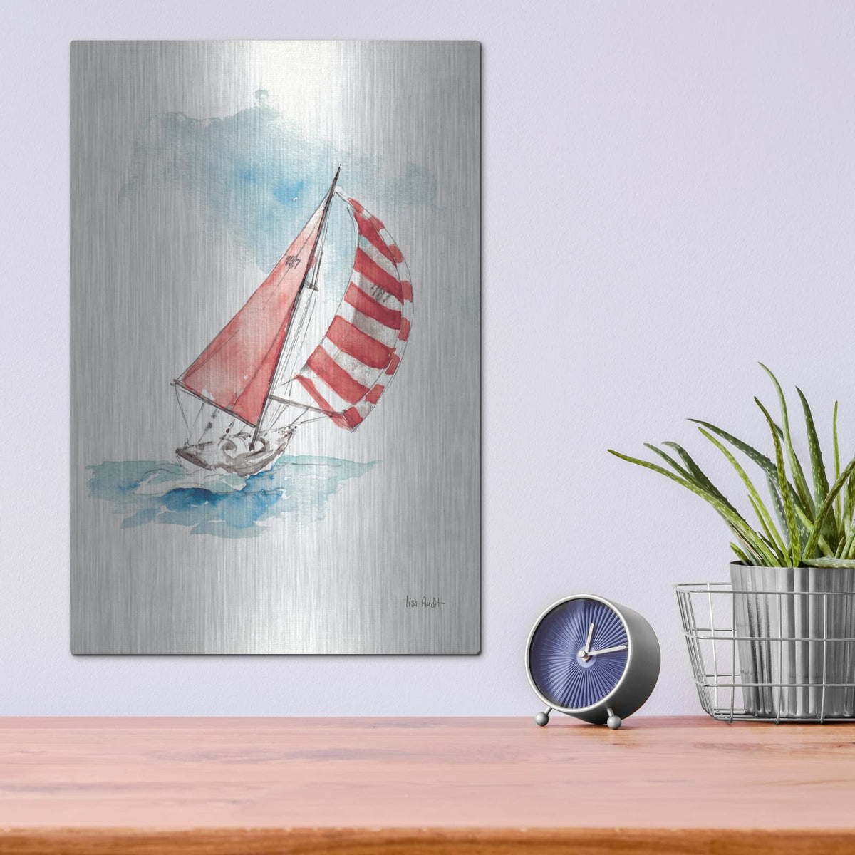 'In the Moment II' by Lisa Audit – Metal Wall Art, 12x16 room view