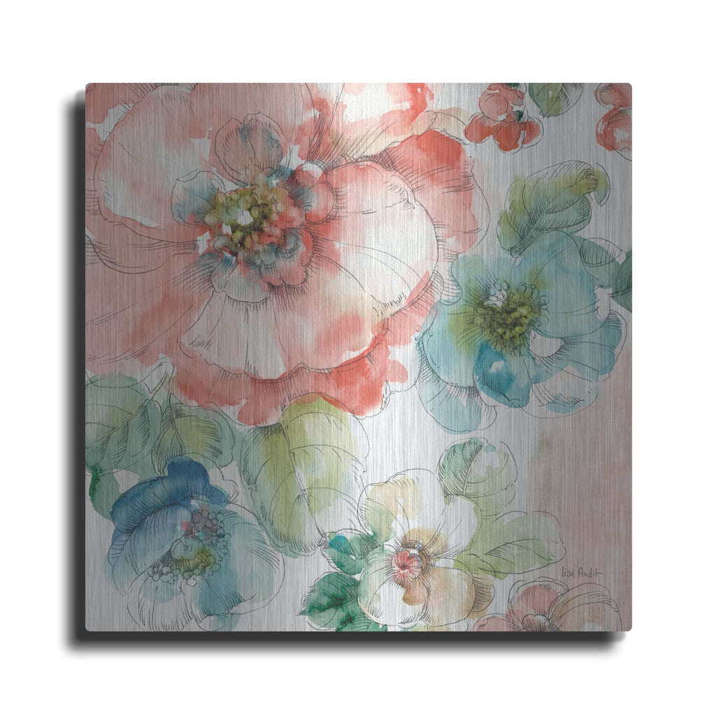 'Summer Bloom II' by Lisa Audit – Metal Wall Art