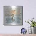 'Sand and Sea III' by Lisa Audit – Metal Wall Art, 12x12 room view