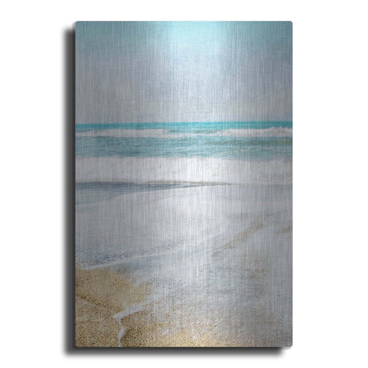 'Serene Coast Vertical' by Linda Woods – Metal Wall Art