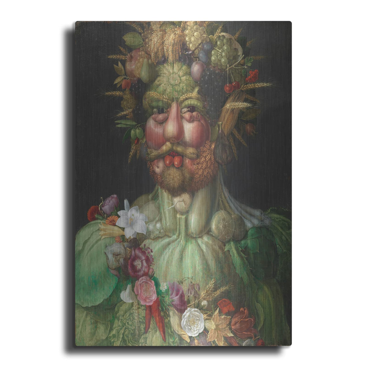 'Vertumnus' by Guiseppe Arcimboldo – Metal Wall Art