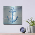'Sea Life Anchor II' by Lisa Audit – Metal Wall Art, 12x12 room view