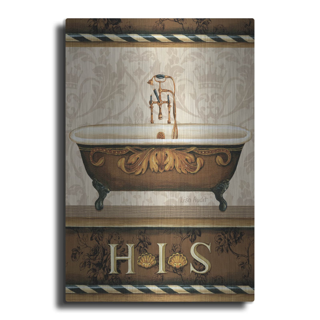 'Bourgoisie Bath I' by Lisa Audit – Metal Wall Art