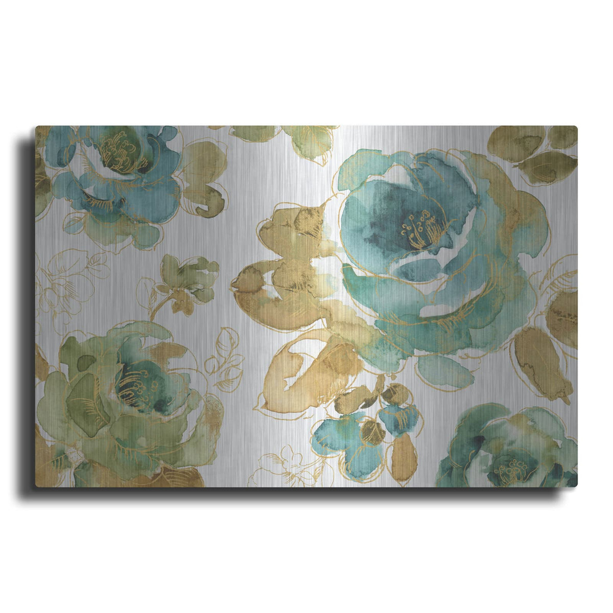 'My Greenhouse Roses I' by Lisa Audit – Metal Wall Art
