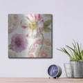 'Rainbow Seeds Paisley I' by Lisa Audit – Metal Wall Art, 12x12 room view