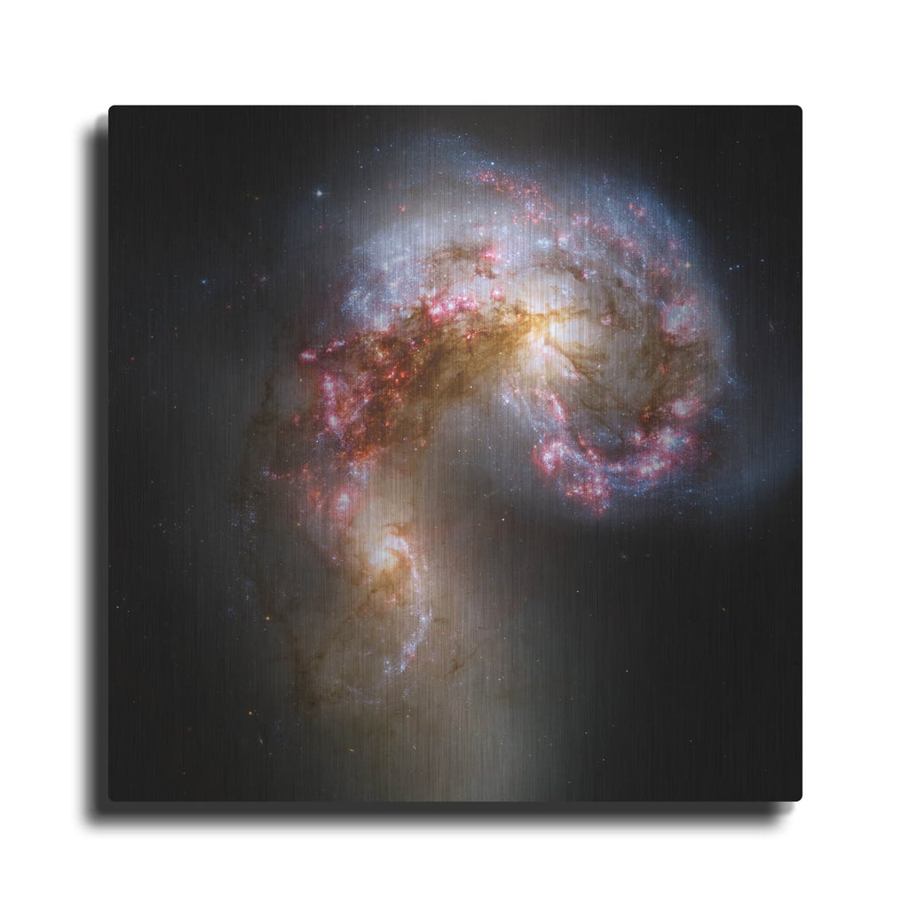 'Antennae Galaxies' by NASA Space Photos – Metal Wall Art