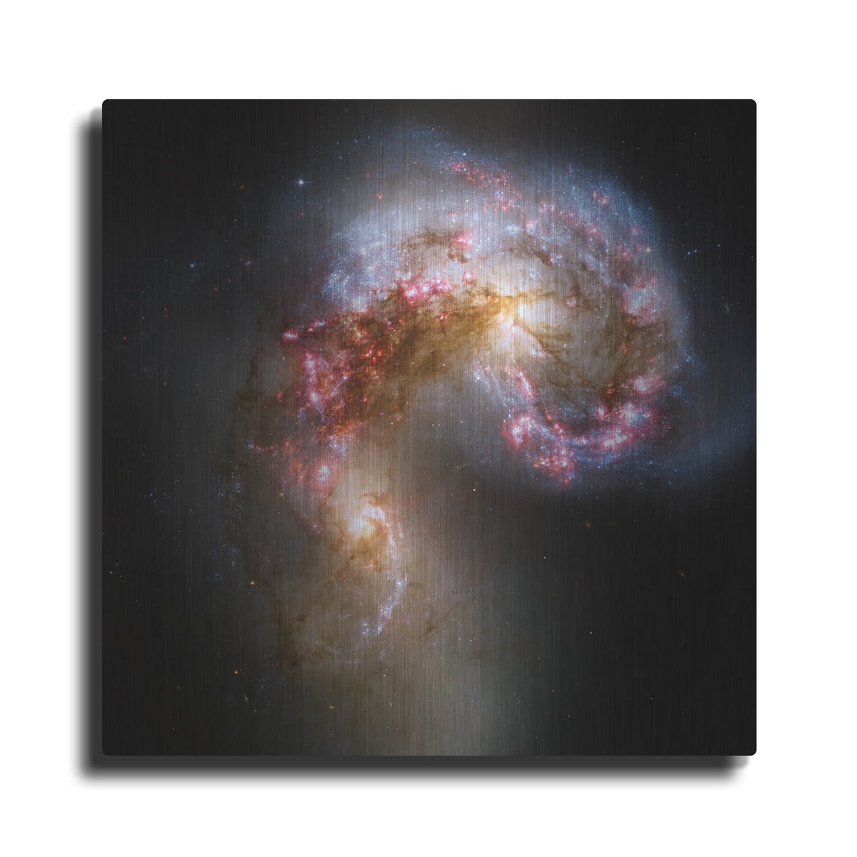 'Antennae Galaxies' by NASA Space Photos – Metal Wall Art
