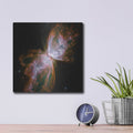 'Butterfly Nebula' by NASA Space Photos – Metal Wall Art, 12x12 room view