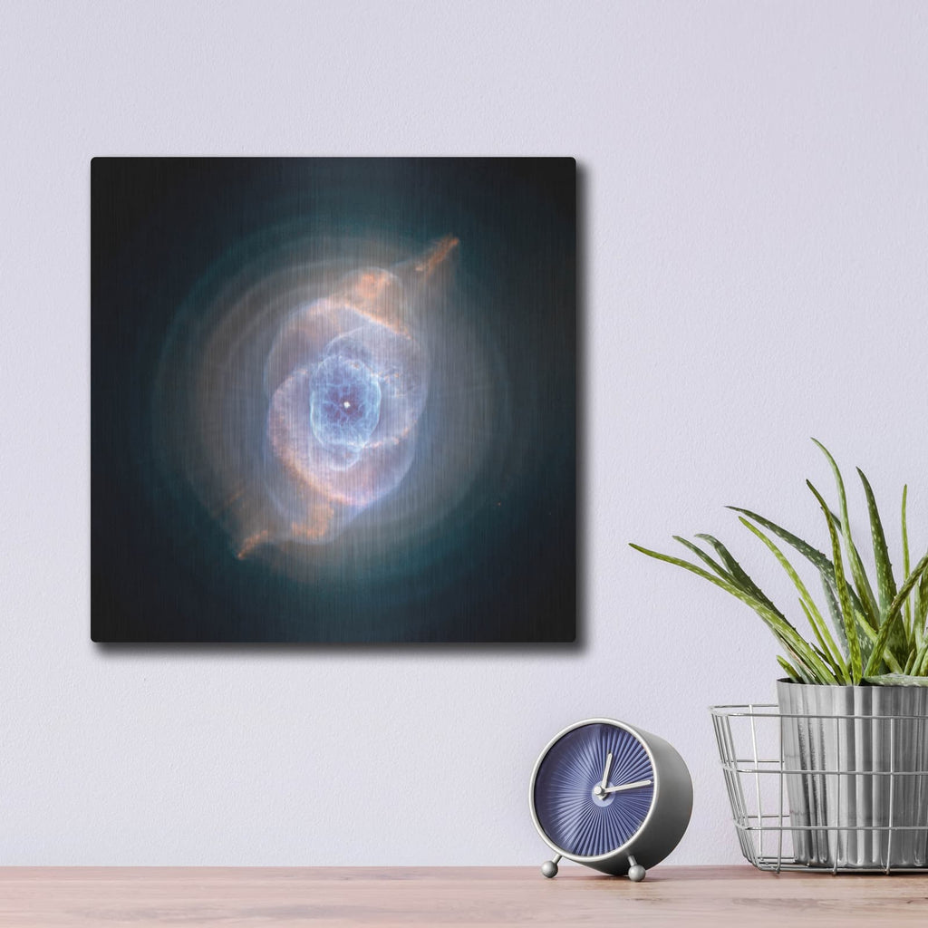 'Cat's Eye Nebula' by NASA Space Photos – Metal Wall Art, 12x12 room view