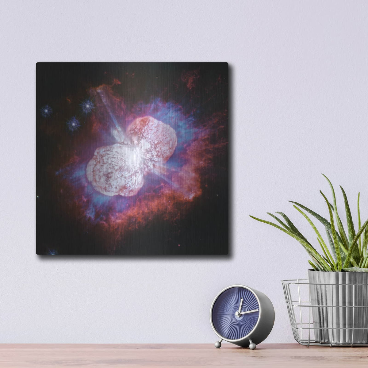 'Eta Carinae' by NASA Space Photos – Metal Wall Art, 12x12 room view