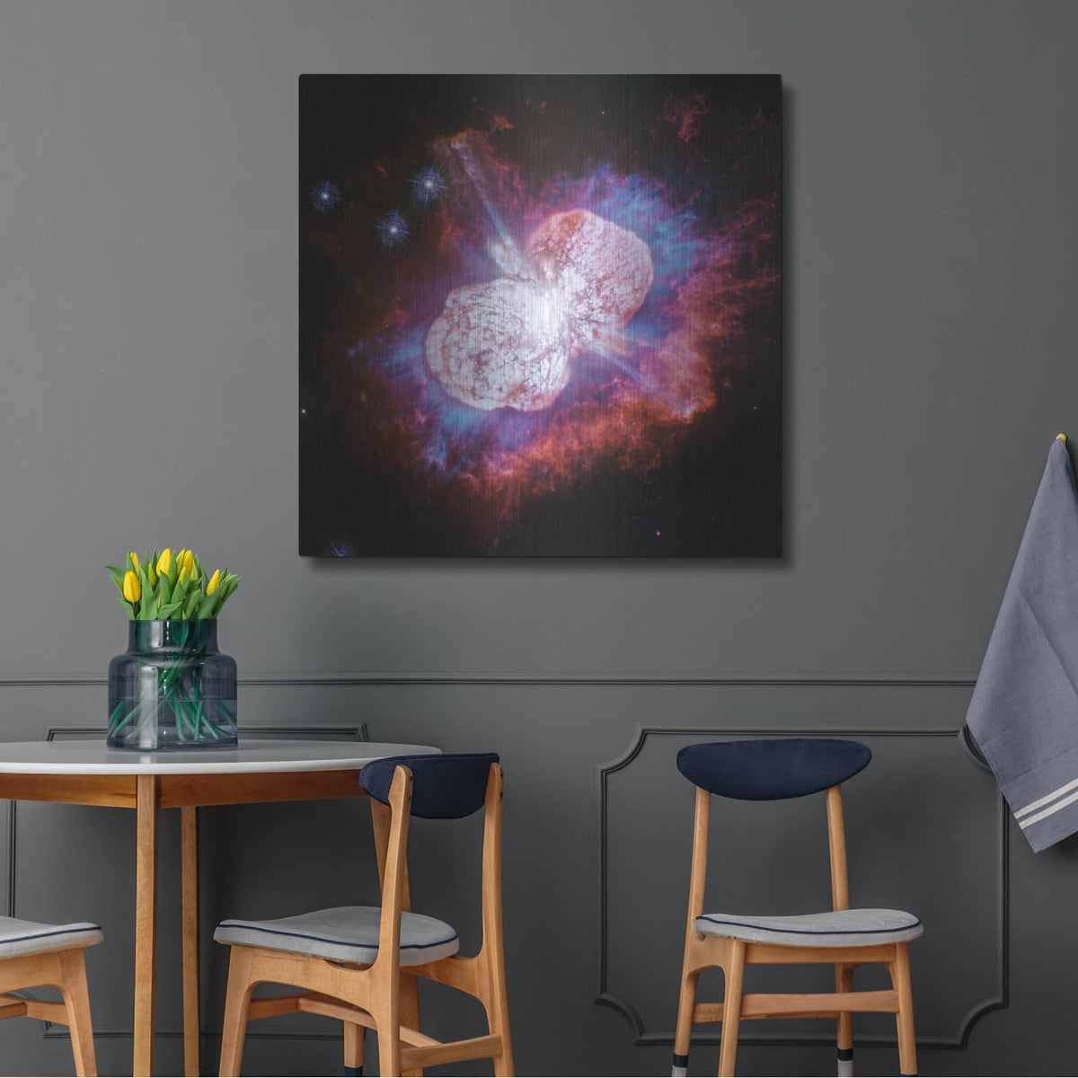 'Eta Carinae' by NASA Space Photos – Metal Wall Art, 36x36 room view