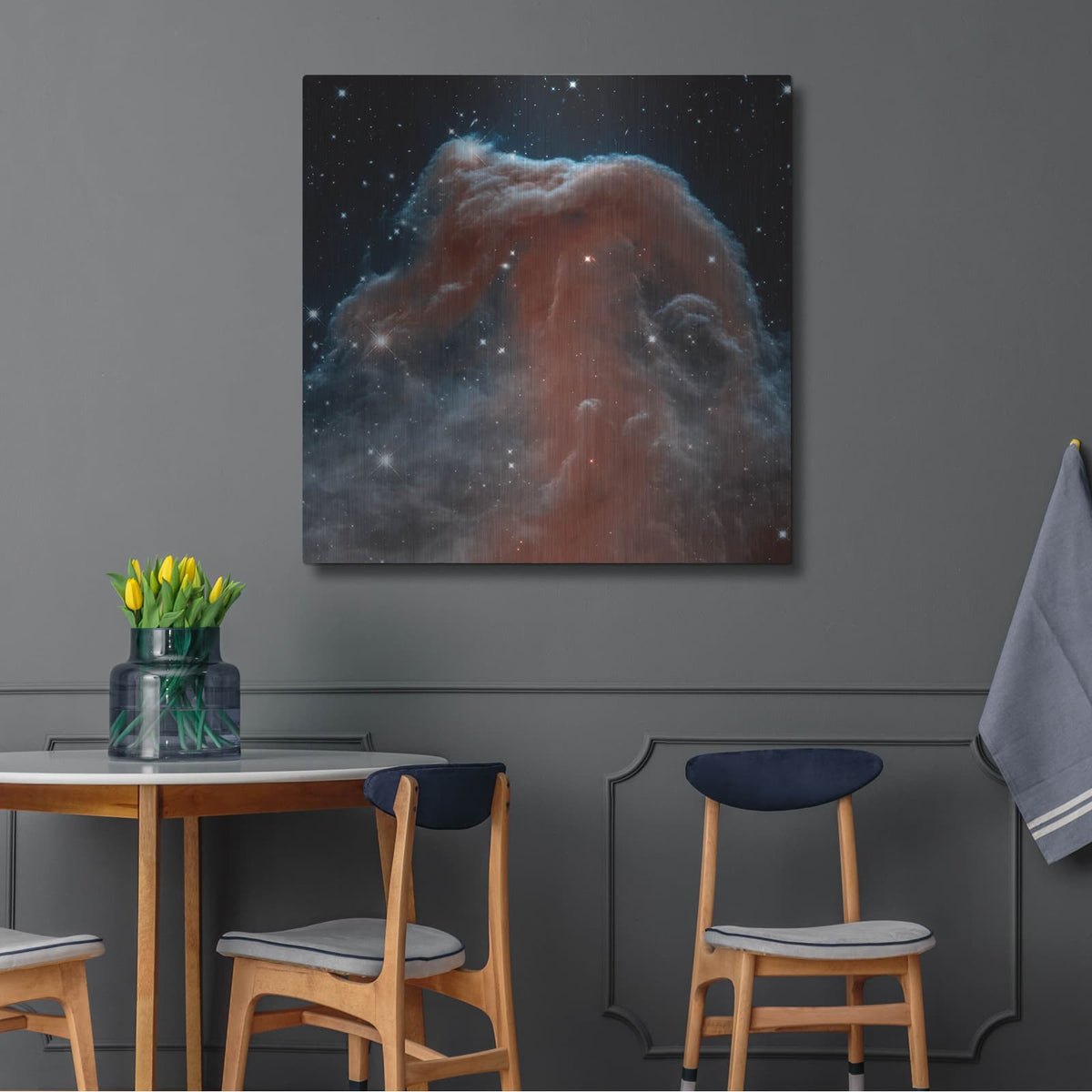 'Horsehead Nebula' by NASA Space Photos – Metal Wall Art, 36x36 room view