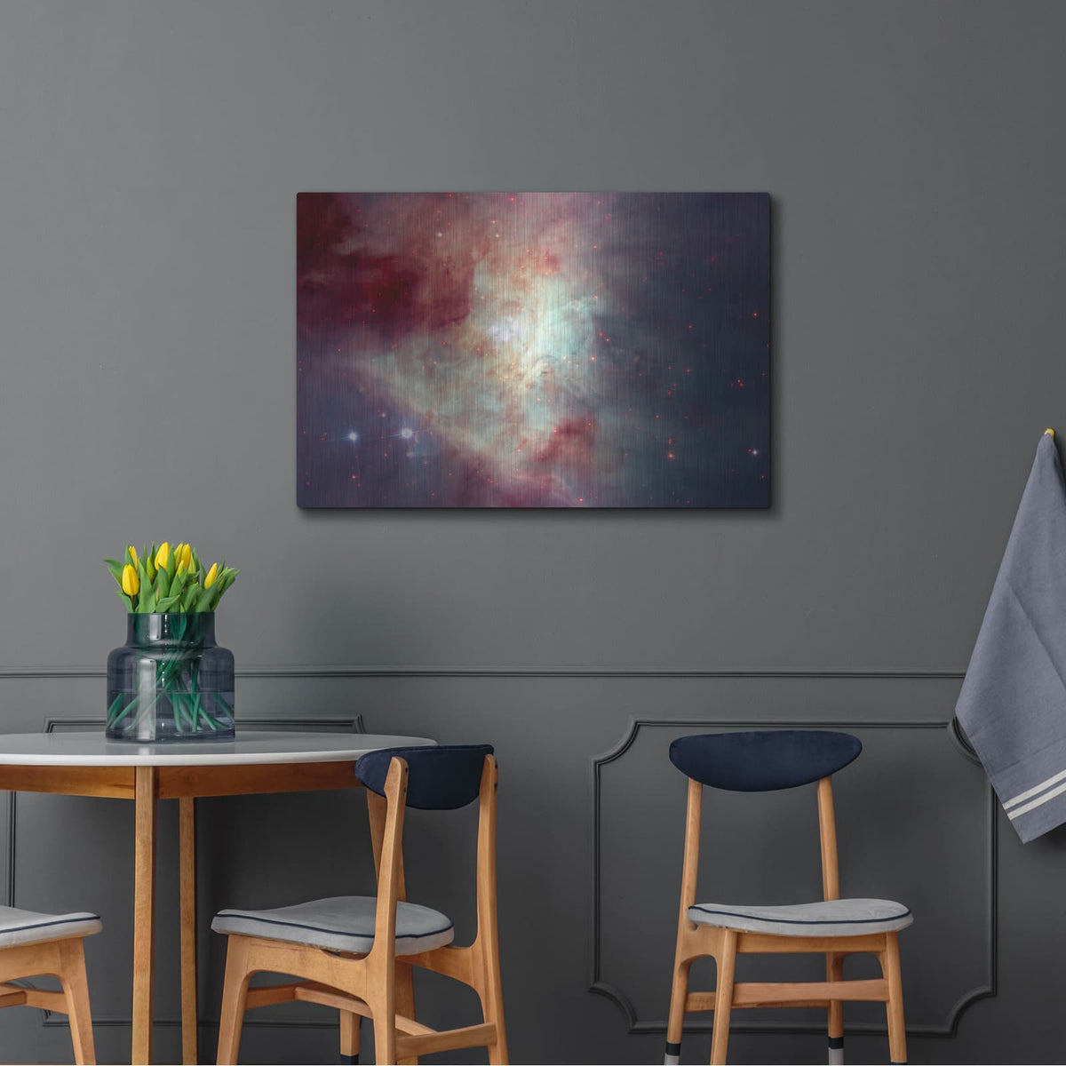'Orion Nebula M42' by NASA Space Photos – Metal Wall Art, 36x24 room view