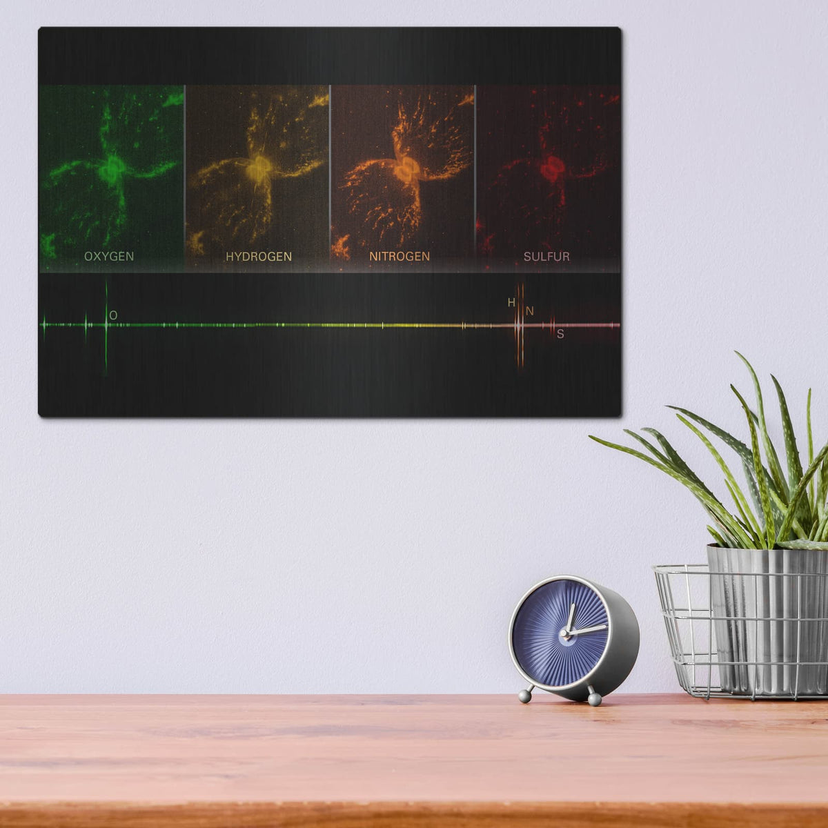 'Southern Crab Nebula' by NASA Space Photos – Metal Wall Art, 16x12 room view