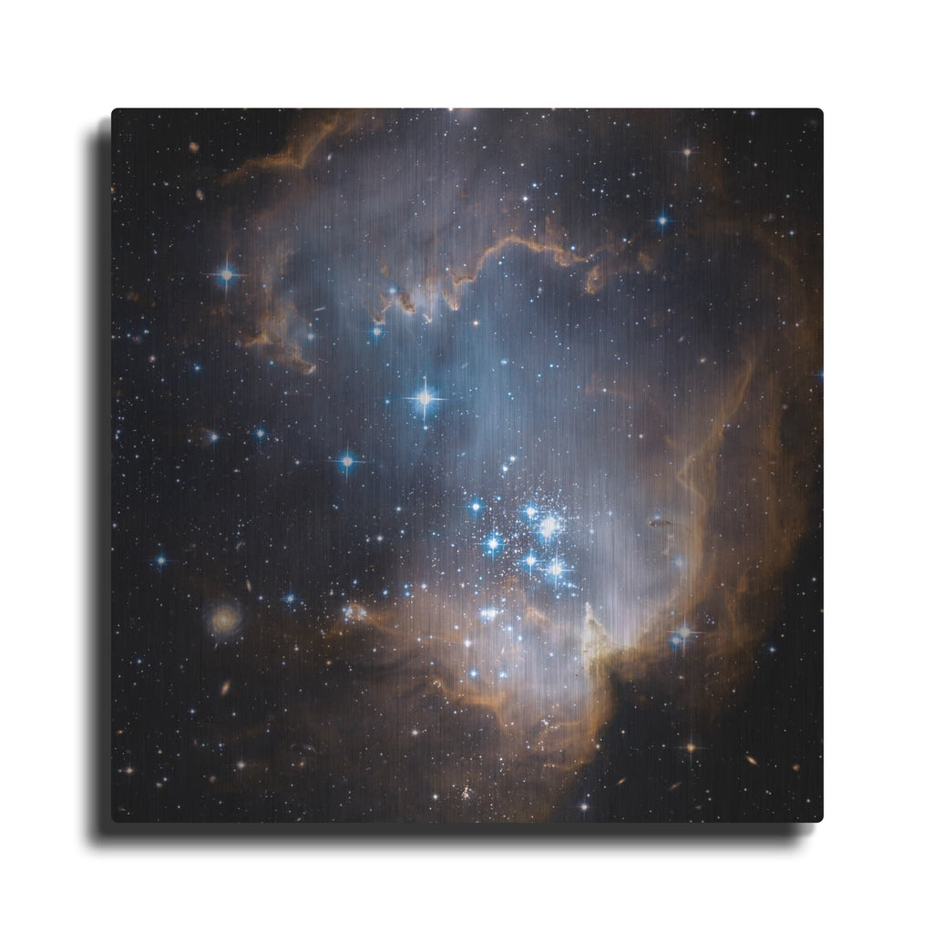 'Star Cluster Ngc 602' by NASA Space Photos – Metal Wall Art