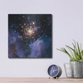 'Start Cluster Ngc 3603' by NASA Space Photos – Metal Wall Art, 12x12 room view