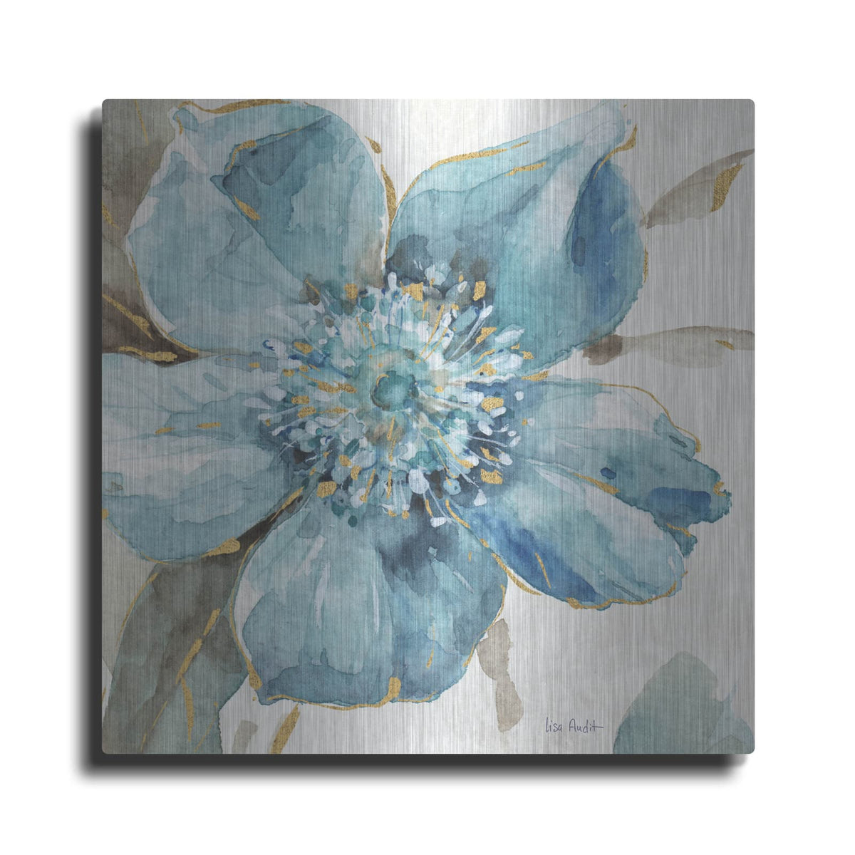 'Indigold VI' by Lisa Audit – Metal Wall Art
