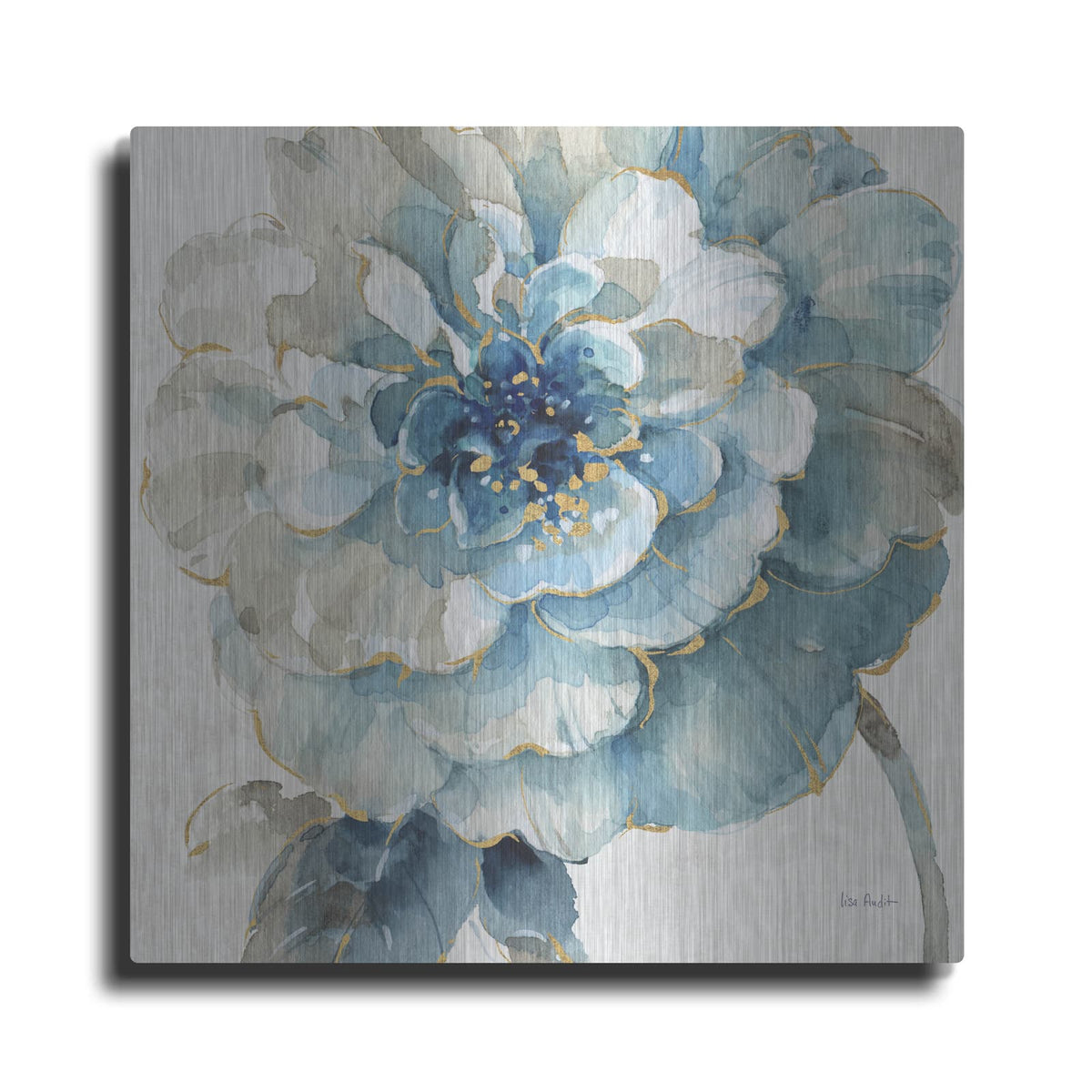 'Indigold VII' by Lisa Audit – Metal Wall Art