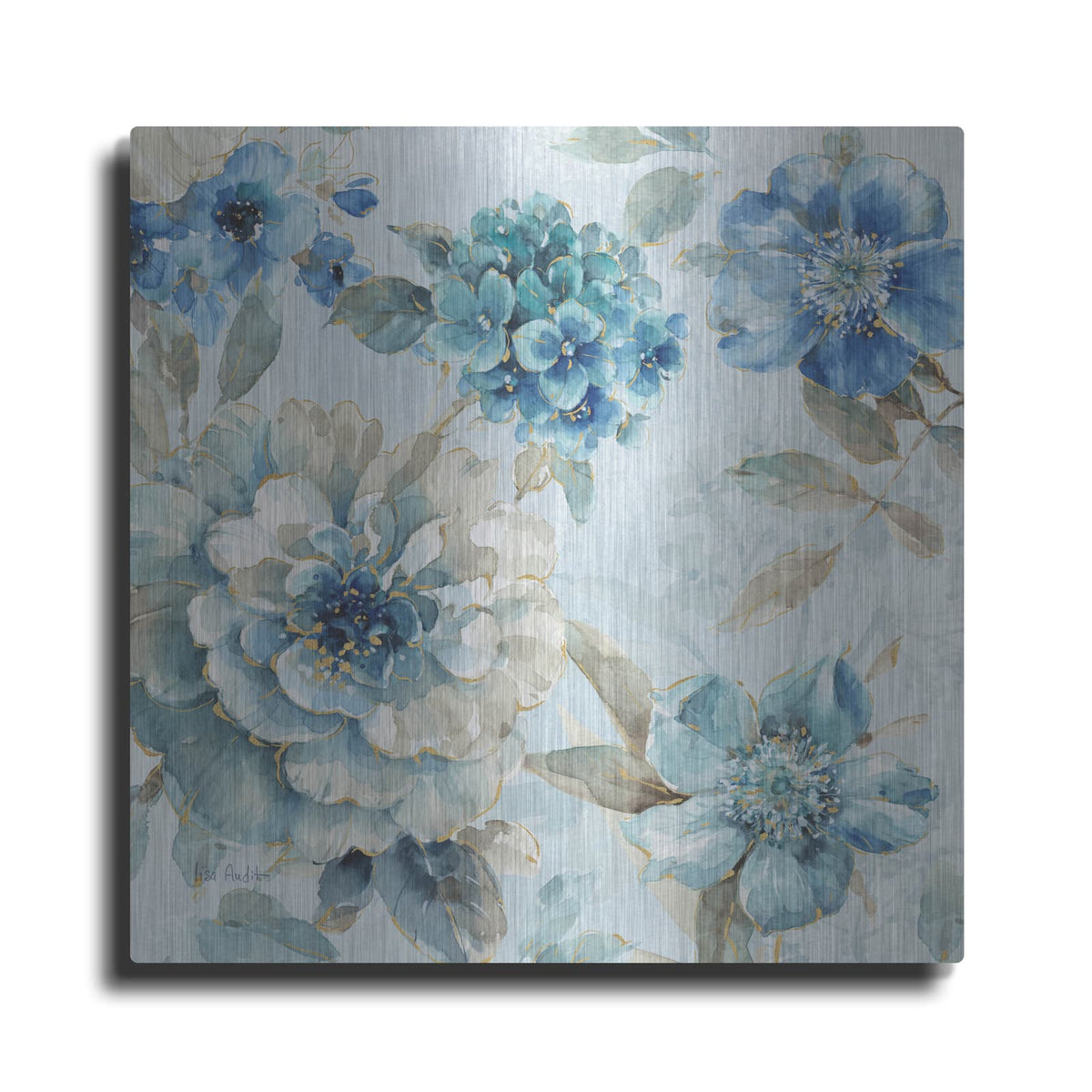 'Indigold IX' by Lisa Audit – Metal Wall Art