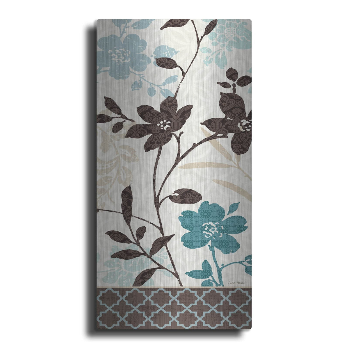 'Botanical Touch I' by Lisa Audit – Metal Wall Art