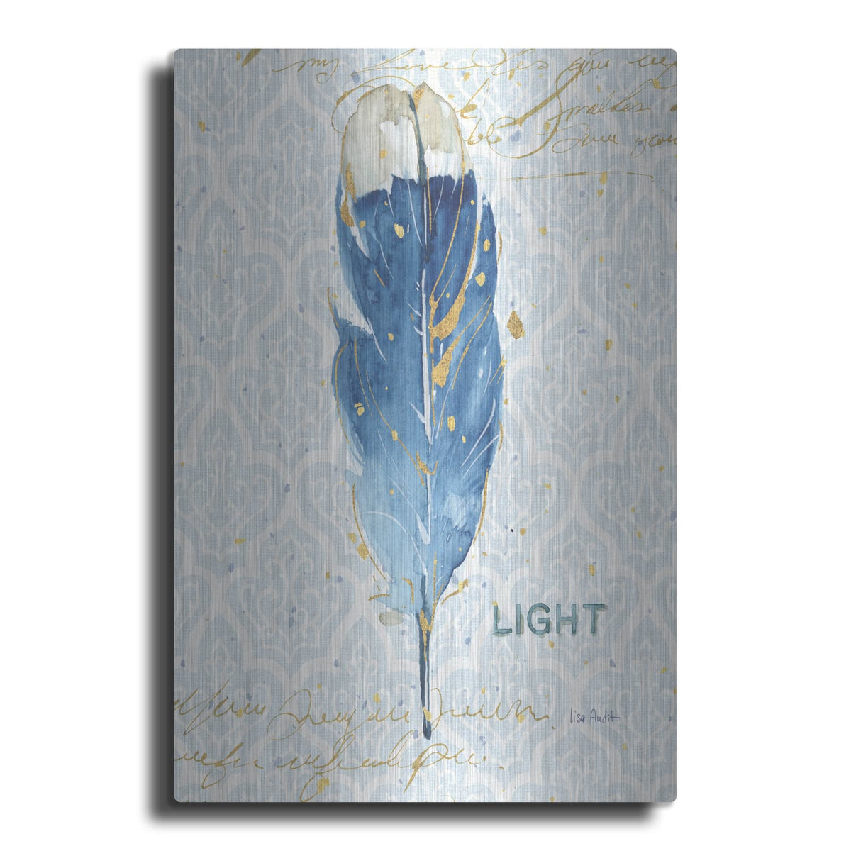 'Indigold XVIII' by Lisa Audit – Metal Wall Art