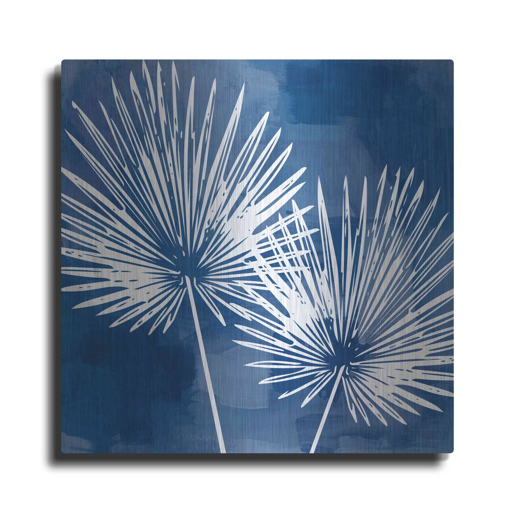 'Painted Sky Palms' by Linda Woods – Metal Wall Art