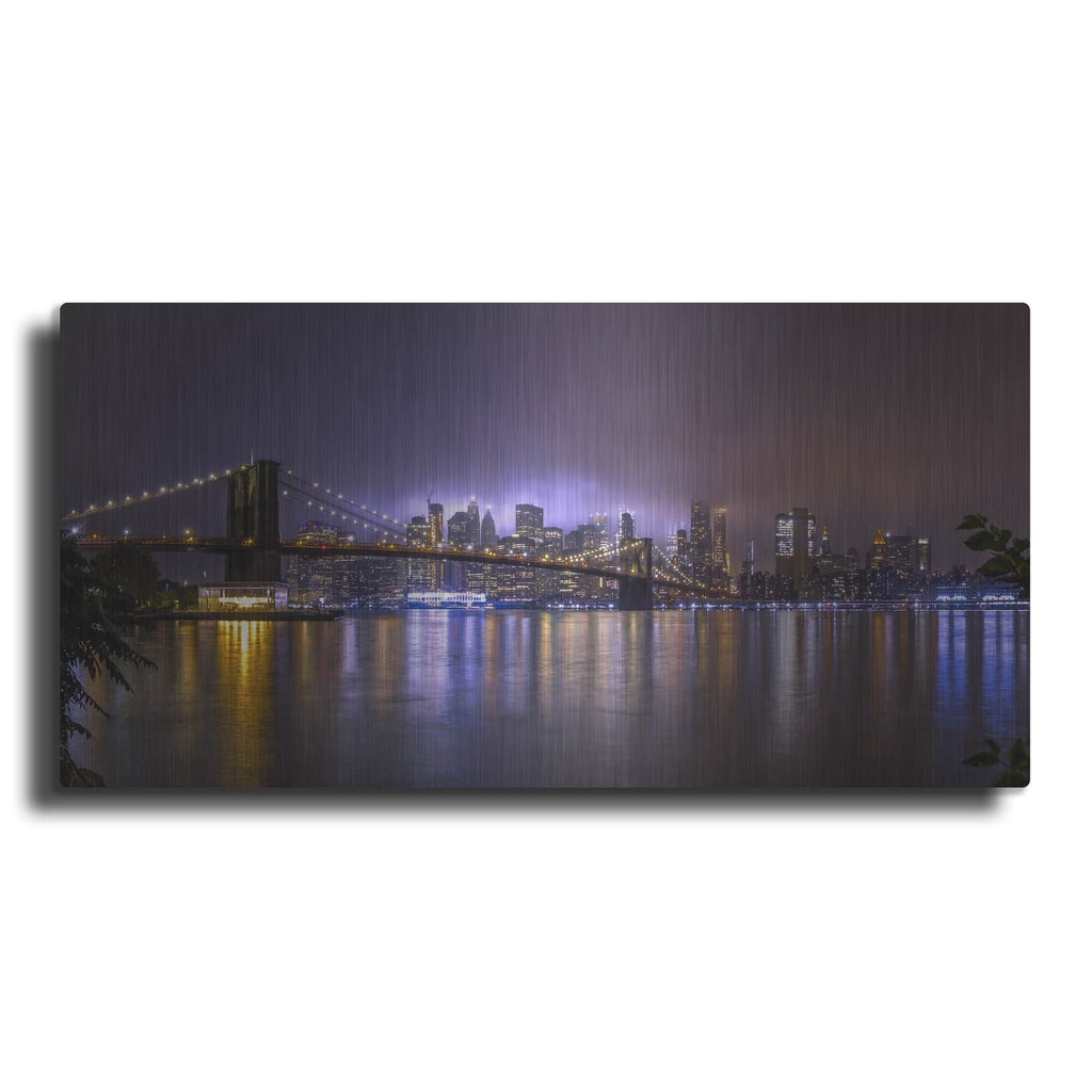 'Bright Lights Of New York II' by Nicklas Gustafsson – Metal Wall Art
