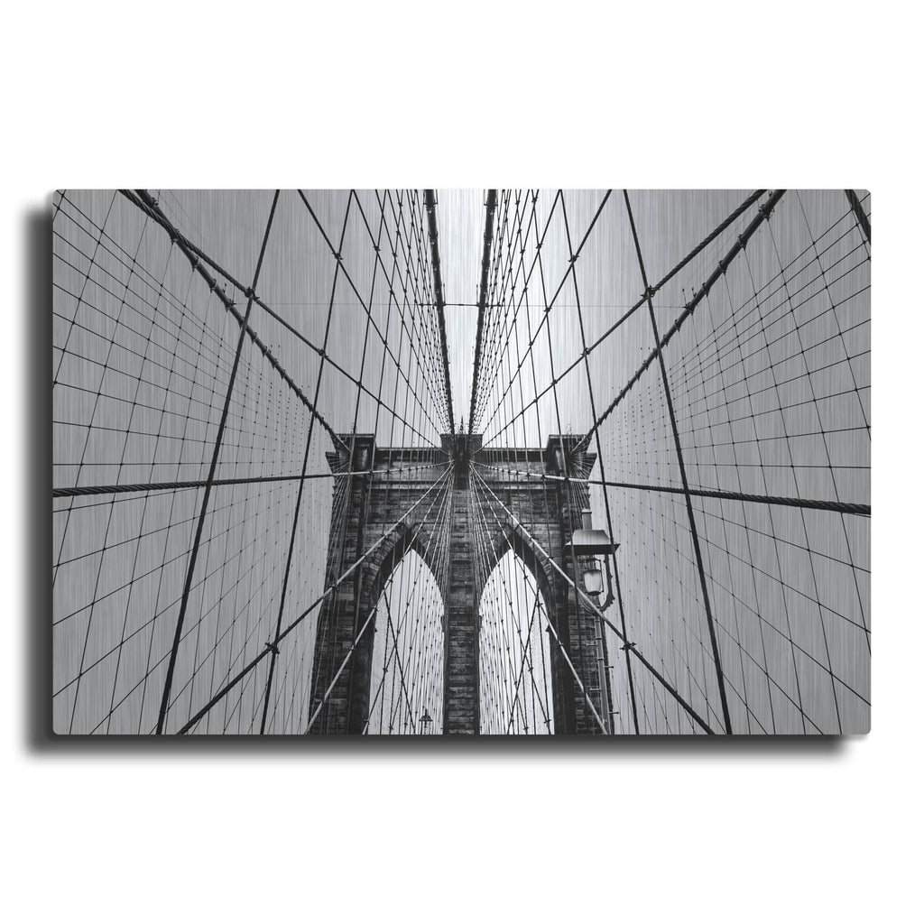 'Brooklyn Bridge Web' by Nicklas Gustafsson – Metal Wall Art