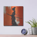 'Female Samurai' by Rich Monet Metal Wall Art