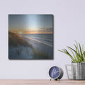 'Florida Beach At Sunset' by Rich Monet Metal Wall Art