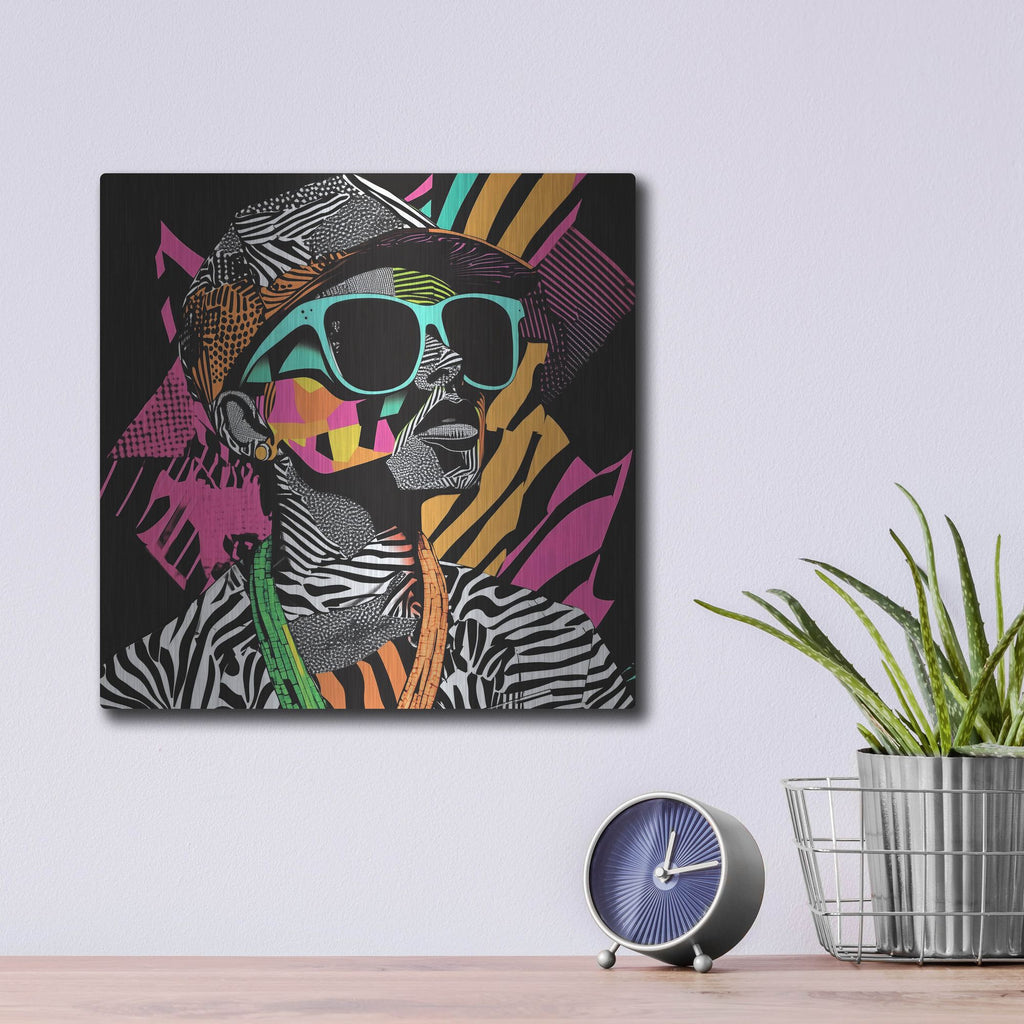 'Neon Night' by Rich Monet Metal Wall Art