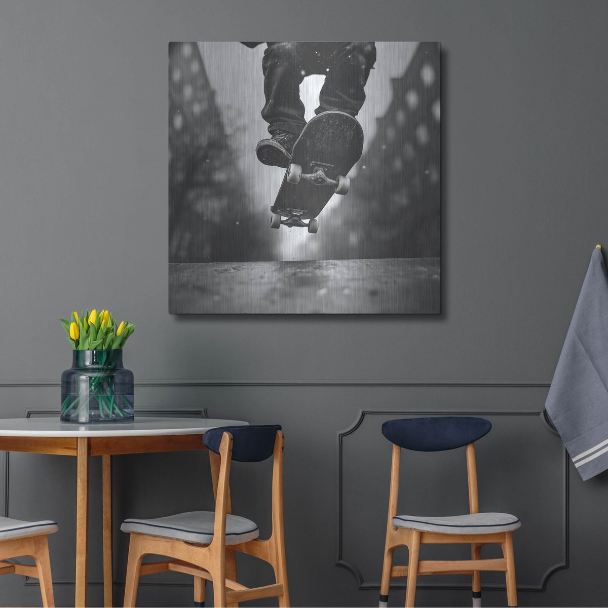 'Street King' by Rich Monet Metal Wall Art