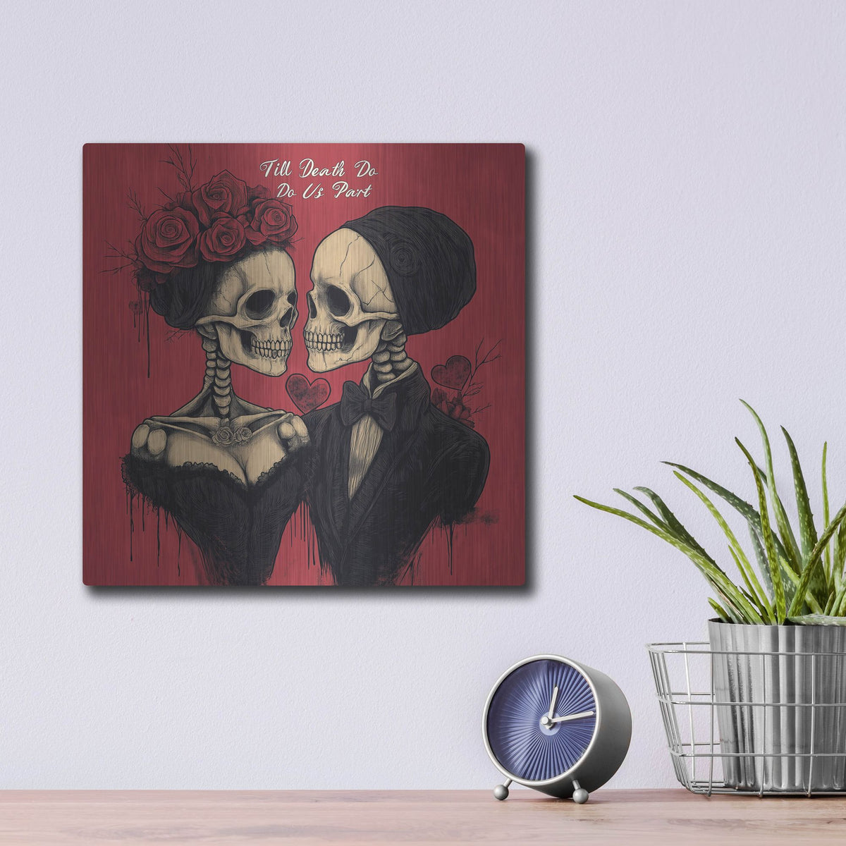 'Till Death Do Us Part' by Rich Monet Metal Wall Art