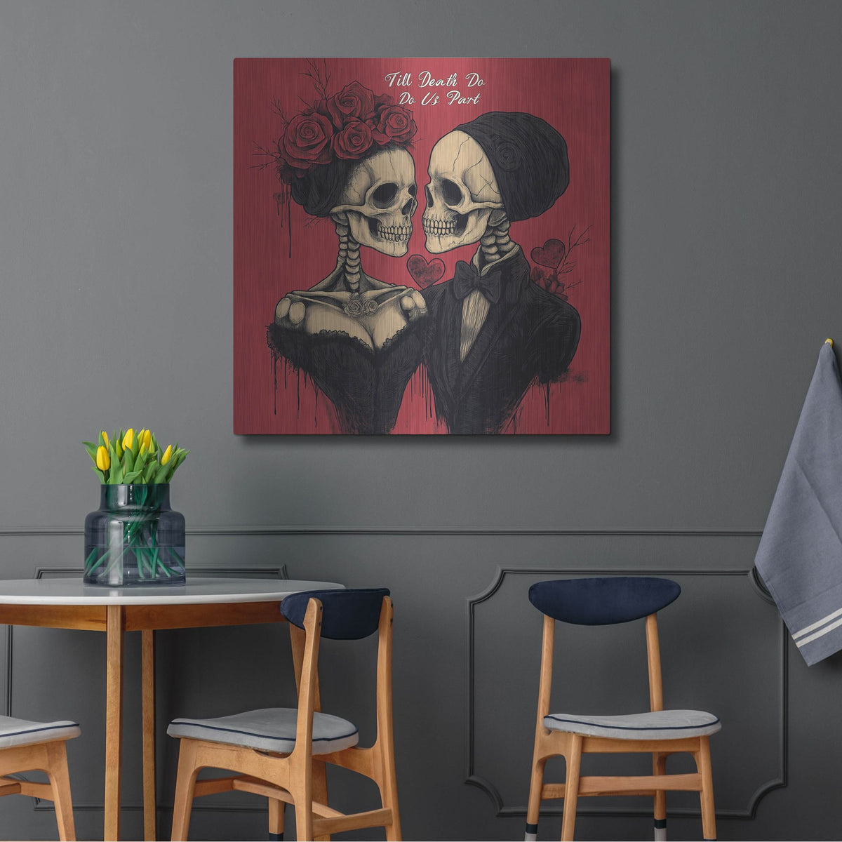 'Till Death Do Us Part' by Rich Monet Metal Wall Art