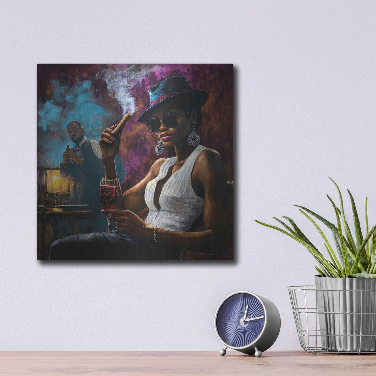 'Unwind 2' by Rich Monet Metal Wall Art