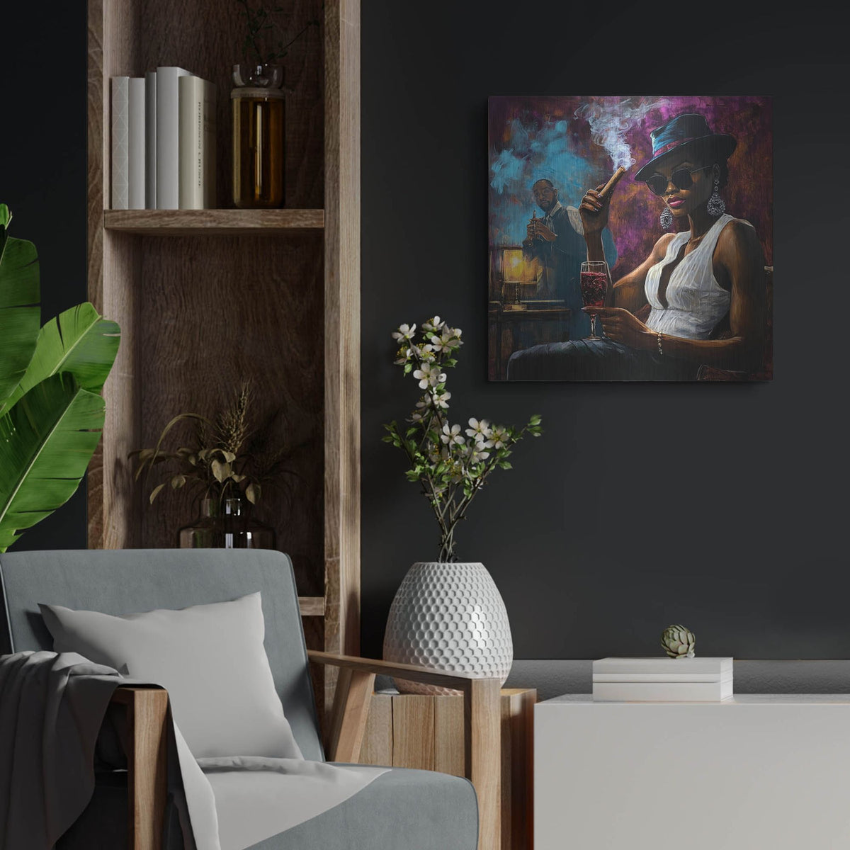 'Unwind 2' by Rich Monet Metal Wall Art
