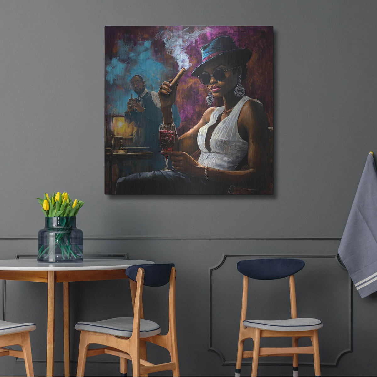 'Unwind 2' by Rich Monet Metal Wall Art
