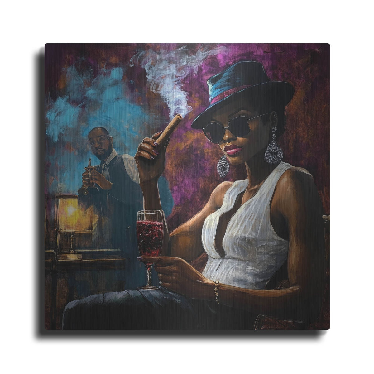 'Unwind 2' by Rich Monet Metal Wall Art