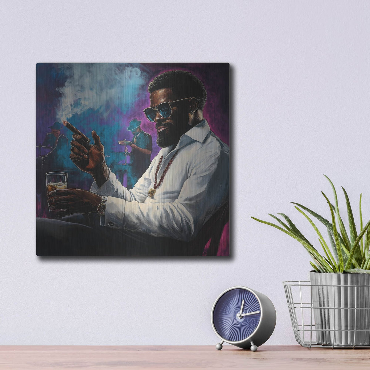 'Unwind' by Rich Monet Metal Wall Art