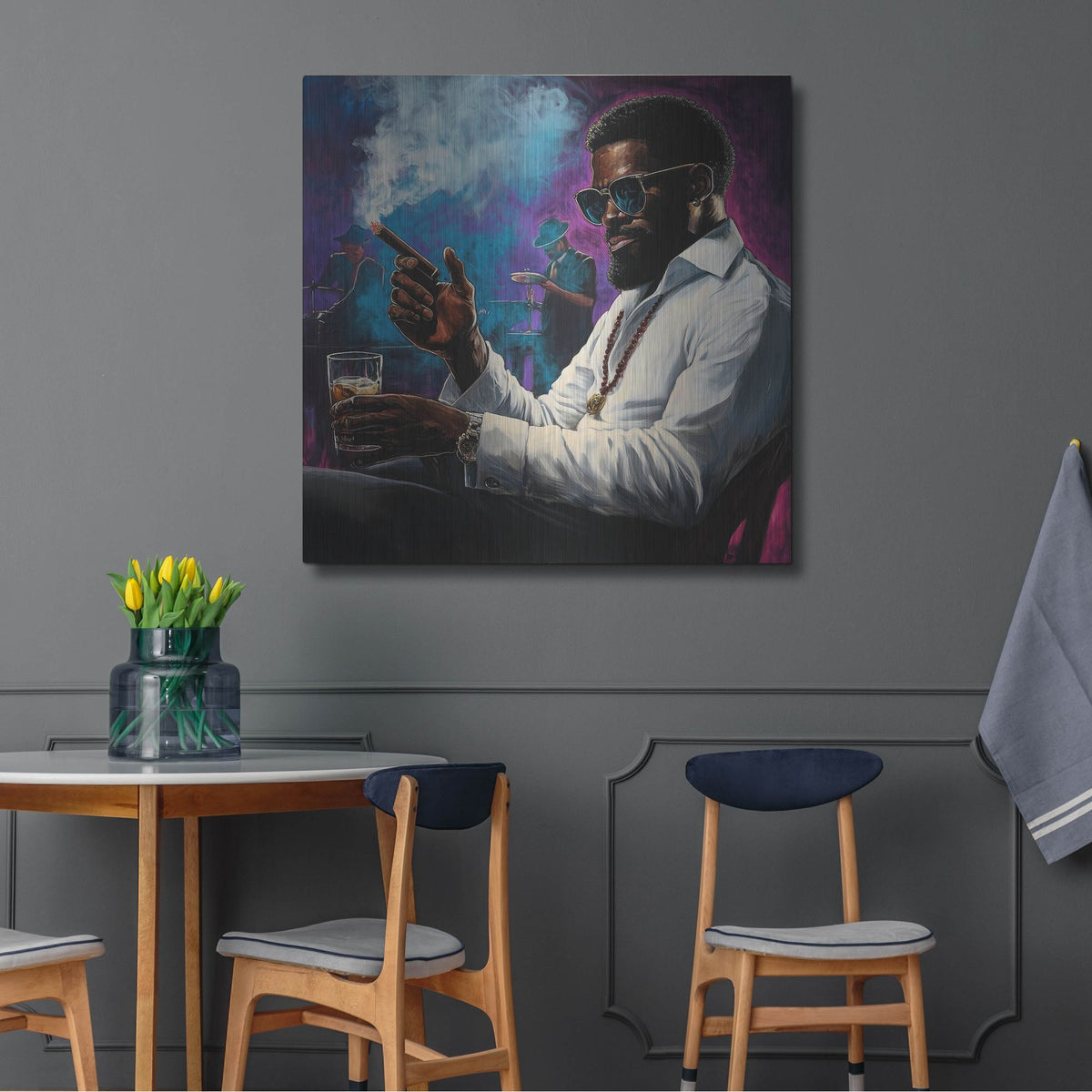 'Unwind' by Rich Monet Metal Wall Art